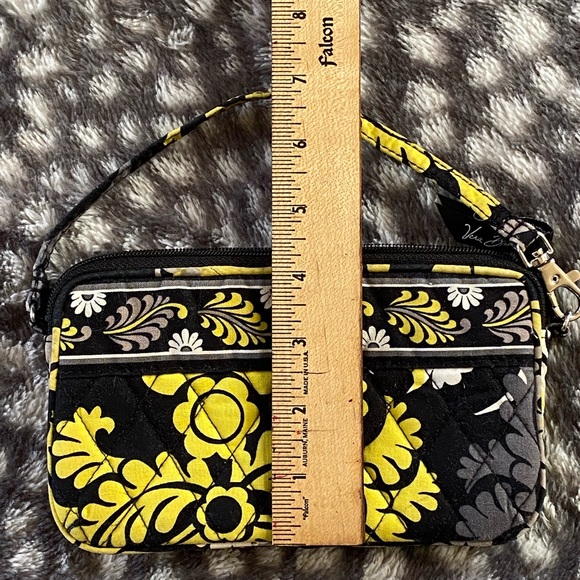 Vera Bradley Black/Yellow Wristlet - Picture 5 of 6